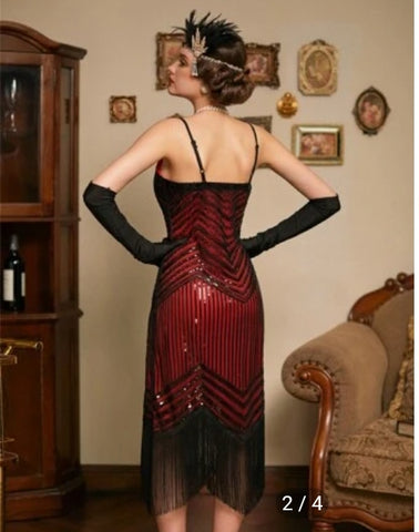 Fringe Hem Cami Dress Without Arm Sleeves