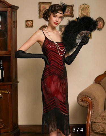 Fringe Hem Cami Dress Without Arm Sleeves