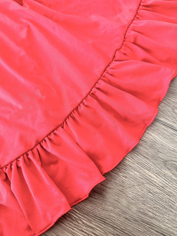 Seven Princess 1pc Young Girls Solid Color A-Line Strap Sundress