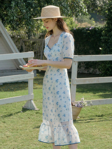 Women's Long Casual Dress With Patchwork And Color Collision Design, Perfect For Vacation