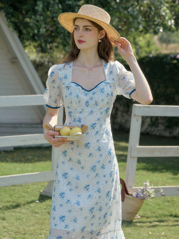 Women's Long Casual Dress With Patchwork And Color Collision Design, Perfect For Vacation