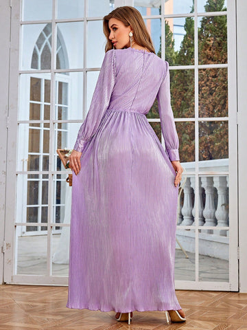 Simplee Lace Spliced Bridesmaid Dress