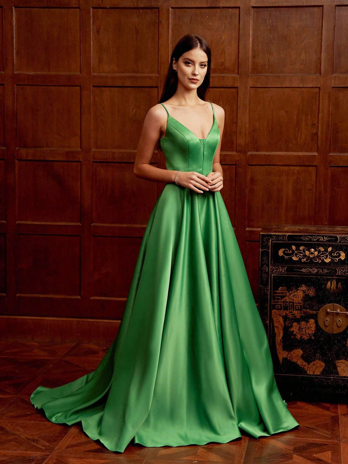 Solid Color Backless Halter Neck Maxi Dress With Big Hemline