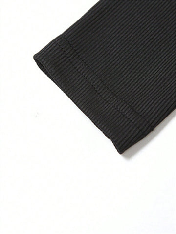 Solid Color Long Sleeve Skinny Bodysuit