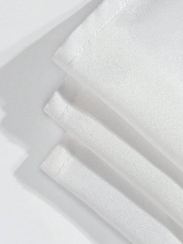 Solid Ruched Tube Wedding Dress