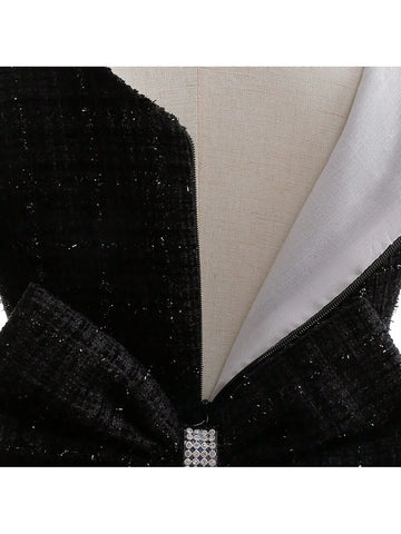 Sparkling Young Girl Halloween Outfit Black Tutu Tulle Party Dress Girls Halloween Costume Fall Dress