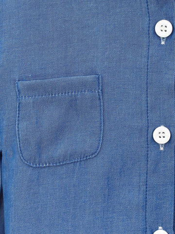 Spring/Autumn Fashion Casual Simple Blue Children Shirt