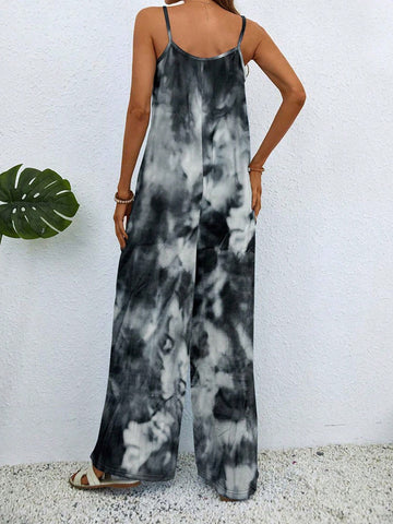 Spring Summer New Casual Vintage Beach Style Women'S Jumpsuit For Outing