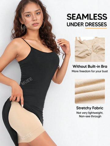 Strapless Shapewear Slips For Tummy Control Women's Full Slip Under Dresses Body Shaper Seamless