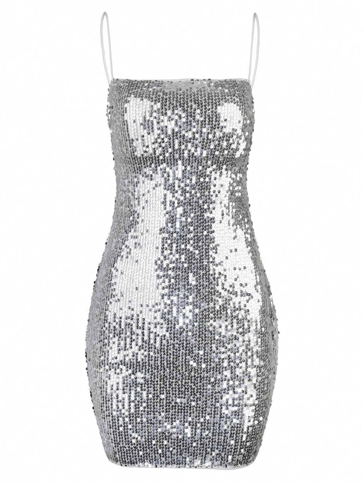 Strappy Sequin Mini Dress