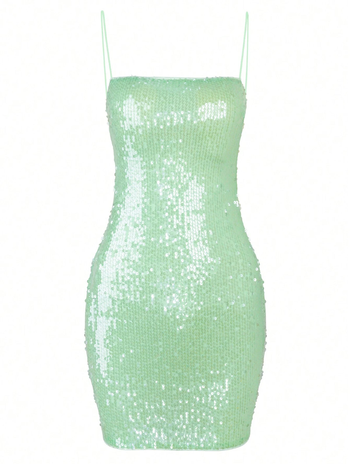 Strappy Sequin Mini Dress
