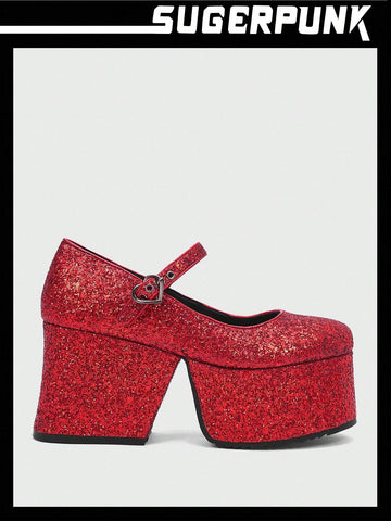 Sugerpunk Ladies' Fashion Chunky Heel Sandals For Versatile Occasions