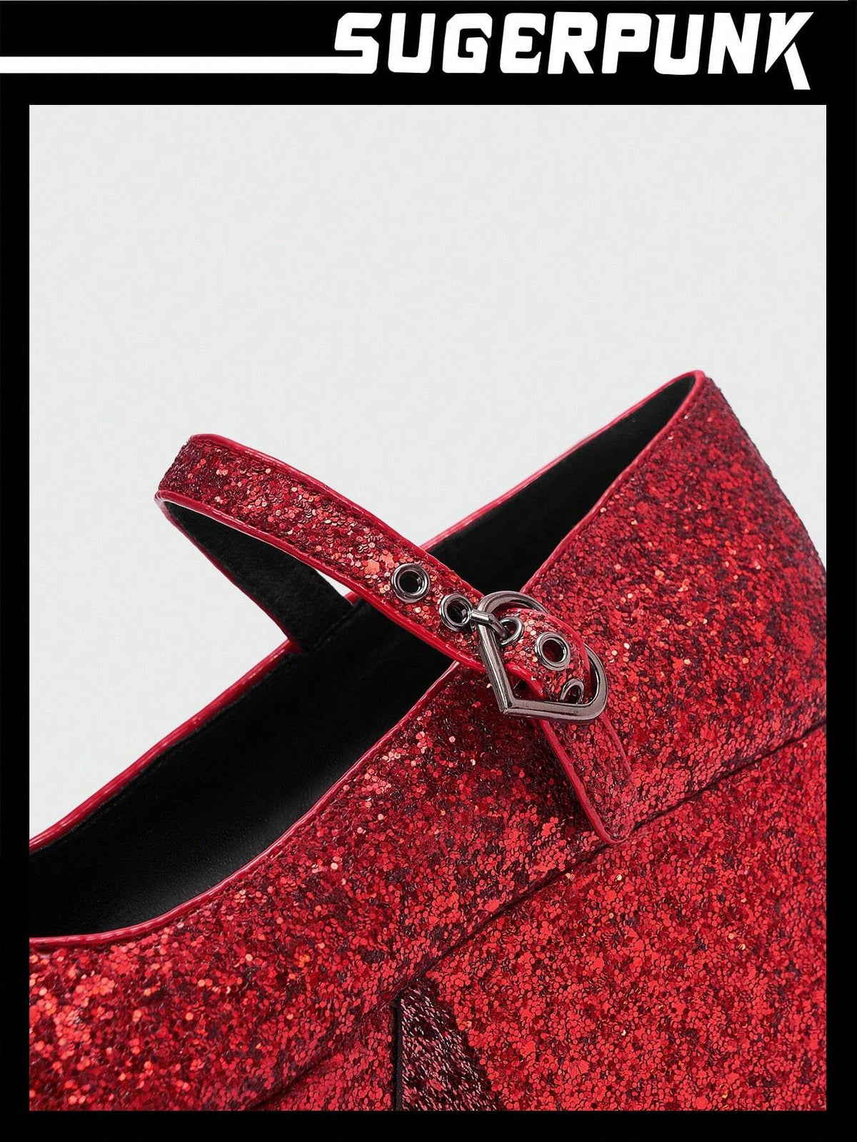 Sugerpunk Ladies' Fashion Chunky Heel Sandals For Versatile Occasions