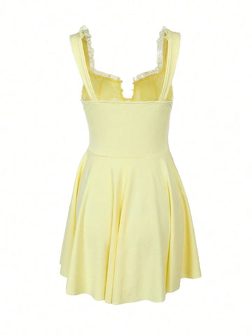 Summer 2024 New Fashion Women Elegant Mini Vintage Elegant Sexy Dress
