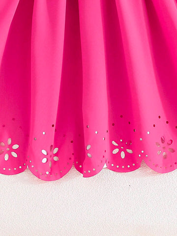 Summer Children's Clothing Girls' Cute Butterfly Mesh Skirt Elegant Fashion Dress