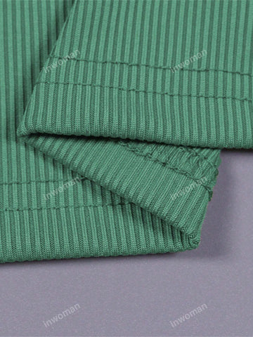 Summer Fashion Women's Suspender, Strapless, Hollowed Out, Exposed Belly, Slim Fit, Long Sexy Dress Set