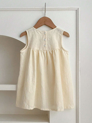 Summer New Arrival Embroidered Top Dress For Girls