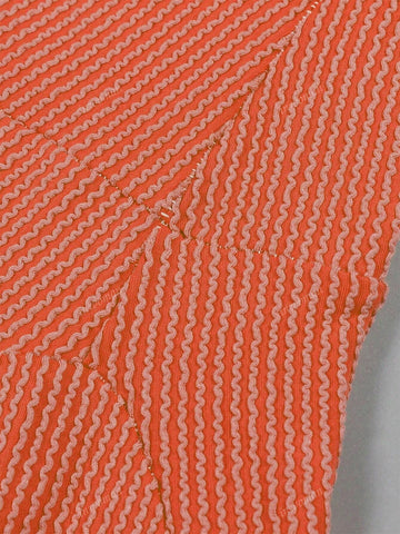 Summer Orange Bodycon Sleeveless Mini Dress Sexy Party Clothing For Woman 2024 O Neck Ribbed Short Drees