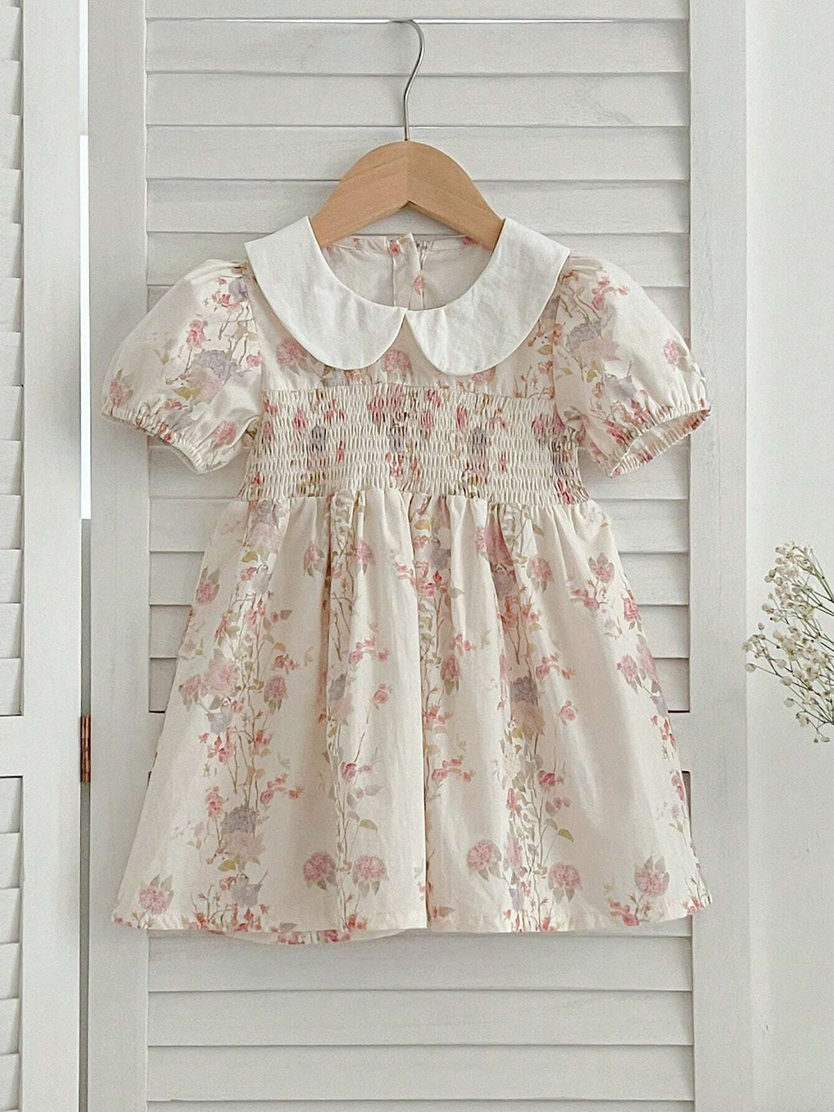 Summer Sweet Ditsy Floral Princess Dress For Girls