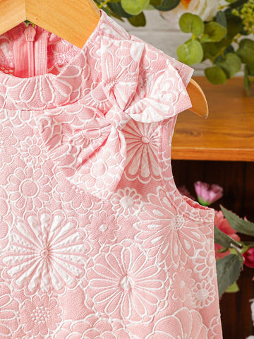 Summer Young Girl New Butterfly Flower Mesh Patchwork Dress