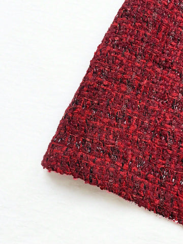 Sweetra French Elegant High-End Waist Fit Strapless A-Line Mini Dress For Women