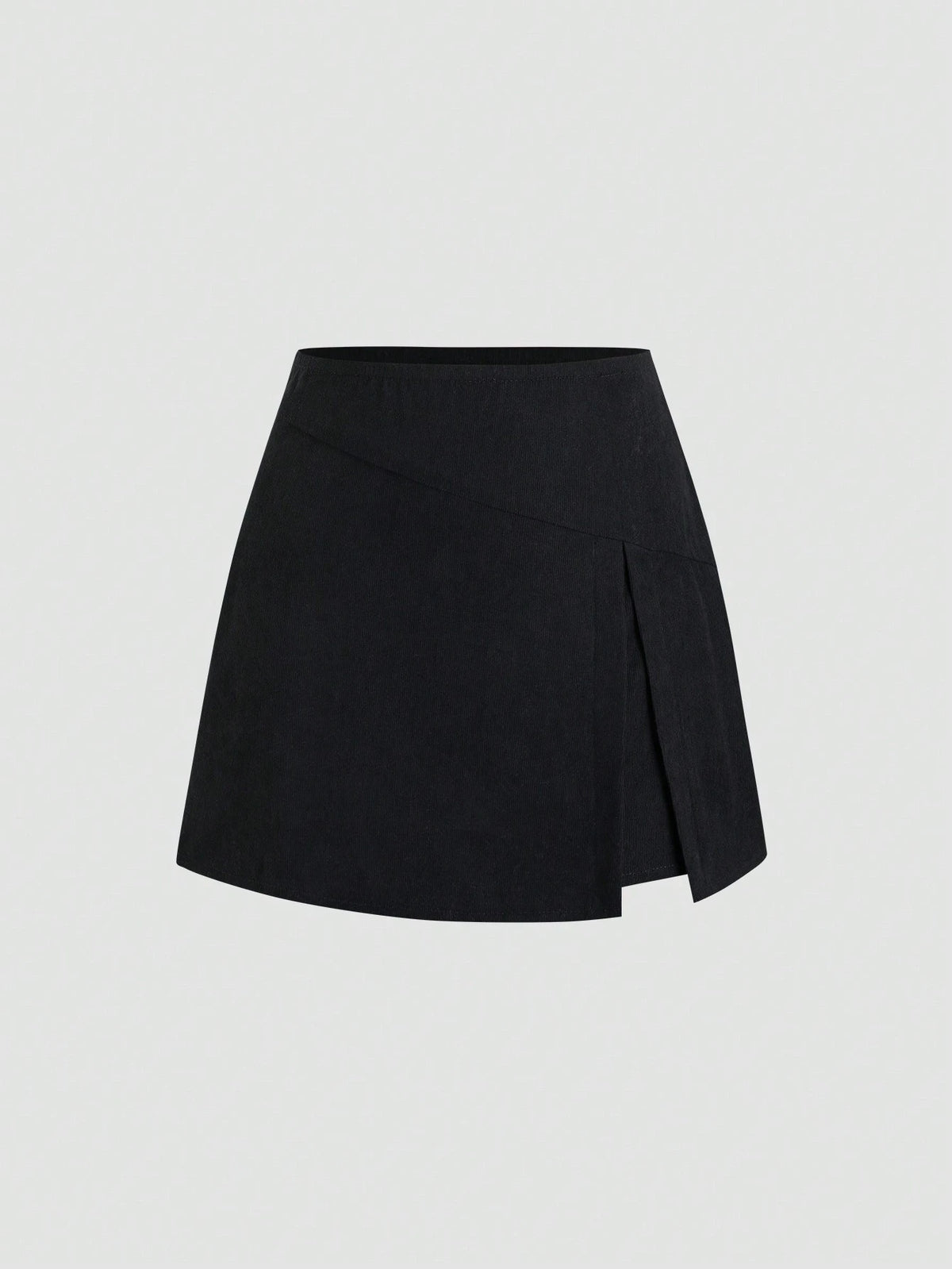 Sweetra Women Asymmetrical Suit Style Comfortable Versatile Attractive Skirt, Slim Fit Buttoned Bodycon A-Line Skirt