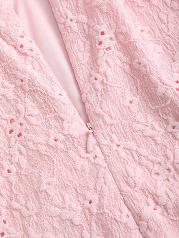 Sweetra Women's Autumn/Winter Minimalist Waist-Defining Knitted Texture Fabric Mini Dress, Slim Fit