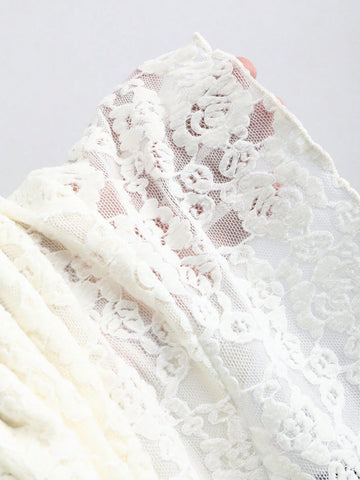 Sweetra Women's Ruffled Lace Off Shoulder Bell Sleeve Elegant Blouse