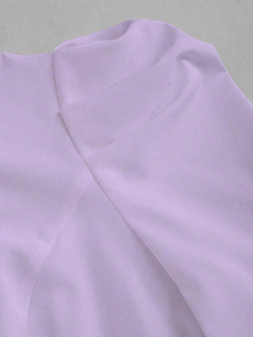 Sweetra Women's Solid Color Front Button Long Sleeve Casual Blouse, Everyday Wear