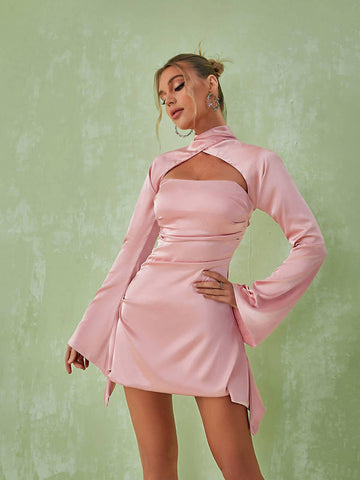 Sybil Satin Mini Dress