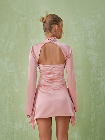 Sybil Satin Mini Dress