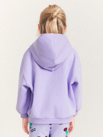 THE HAPPY LOOK Young Girls Casual Cute Mouse Graphic Crew Neck Drop Shoulder Long Sleeve Sweatshirts, Suitable For Autumn And Winter