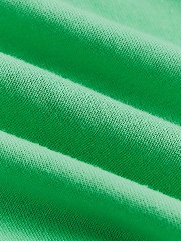 THE HAPPY LOOK Young Girls Green Star & Moon Print Hidden Pocket Hooded Long Sleeve Casual Sweatshirts, Suitable For Autumn & Winter