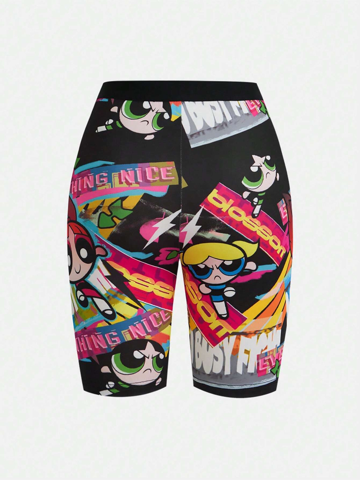 1pc Cartoon Graphic Biker Shorts