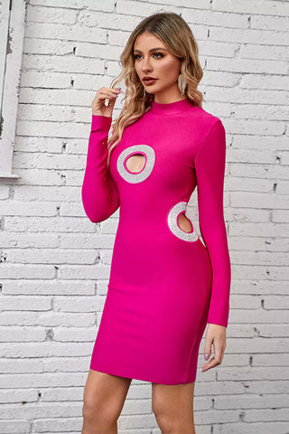 Tatum Pink Bandage Dress