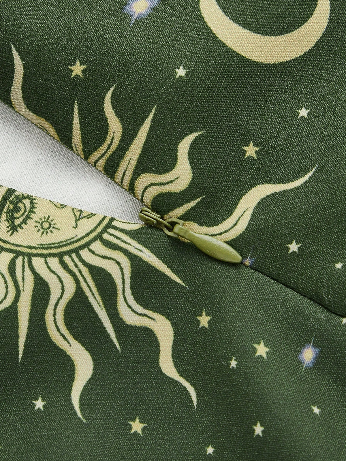 ThisUniqueVibe Hippie Women's Sun, Moon, Stars Straight And Split Hippie Skirt