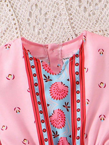 Toddler Girls' Elegant Vacation Style Fashion Dress