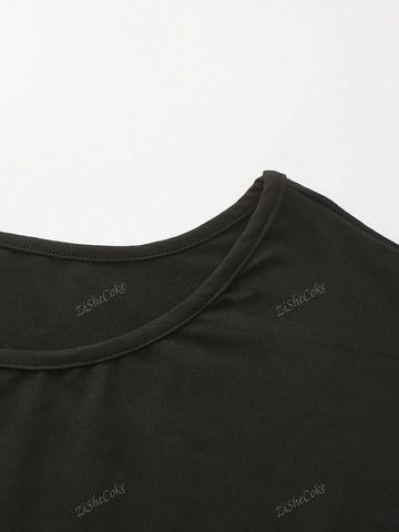 Tshirt Dress Women - Sexy Black Dress Off The Shoulder Slope Neck Long Sleeve Ruched Dress Bodycon Mini Club Dress