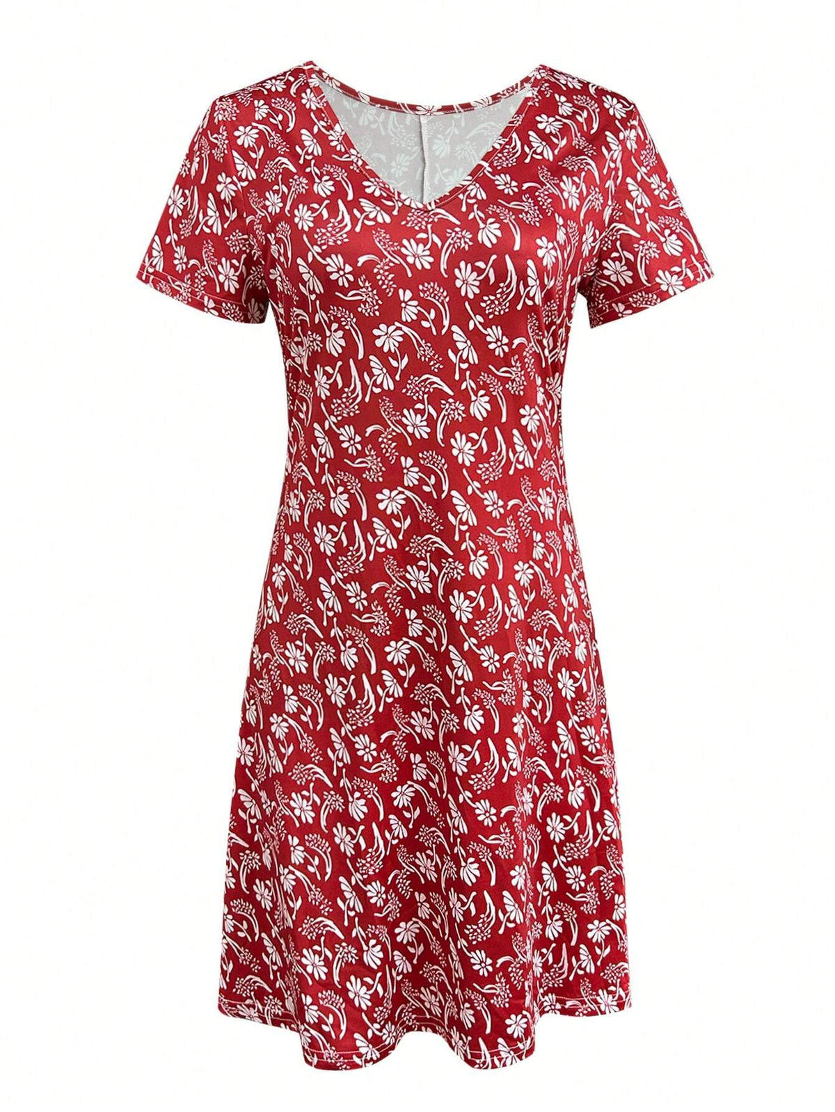 Versatile And Cute Ditsy Floral Dress For Spring/Summer Vacation