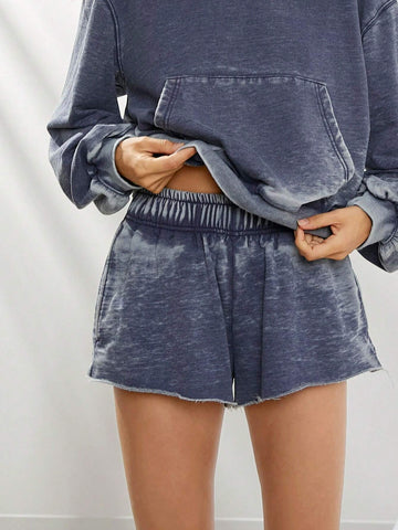 WESTFADE Burnout Cotton Lounge Shorts