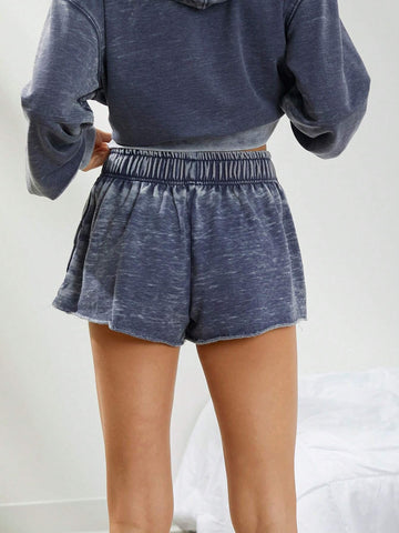 WESTFADE Burnout Cotton Lounge Shorts