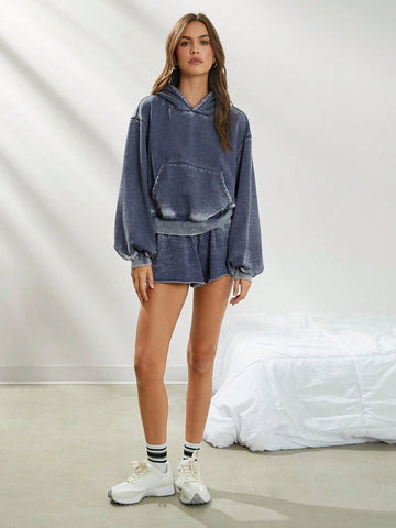 WESTFADE Burnout Cotton Lounge Shorts