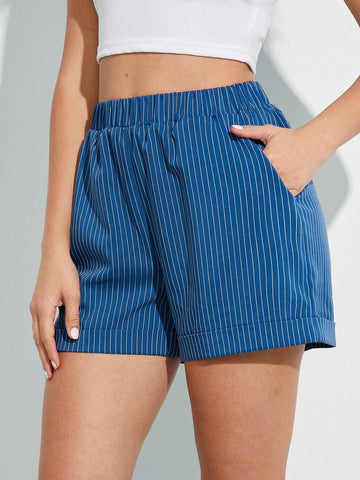 WESTFADE Pinstripe Shorts
