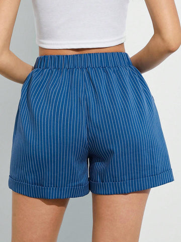 WESTFADE Pinstripe Shorts