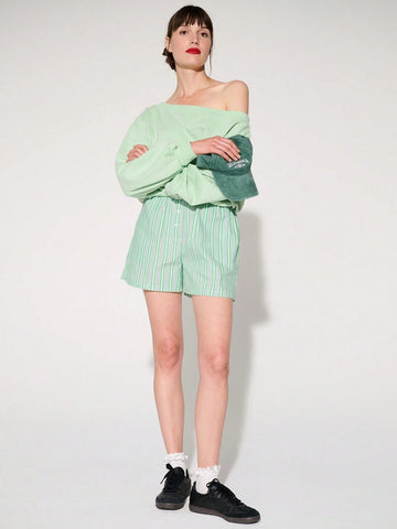 WESTFADE Premium 100% Cotton Striped Boxer Shorts