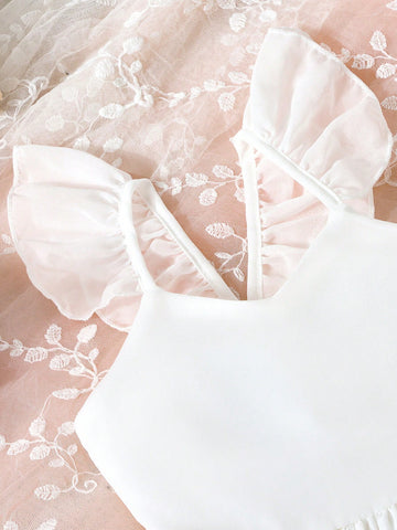 Wedding Season For Young Girls: Elegant V-Neck Fashionable Cami Dress With Pleats, Suitable For Parties And Vacations, Summer