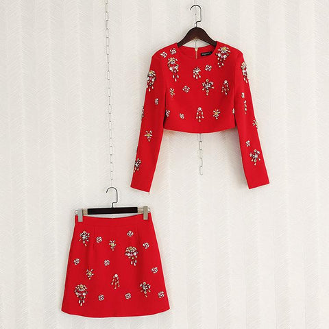 Amirah Crystal Embellished Set