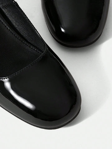 Woman Shoes High Heeled Pumps With Pearls, Solid Colored For Spring And Summer