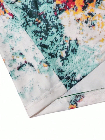 Women'S Marble Print Cami Jumpsuit