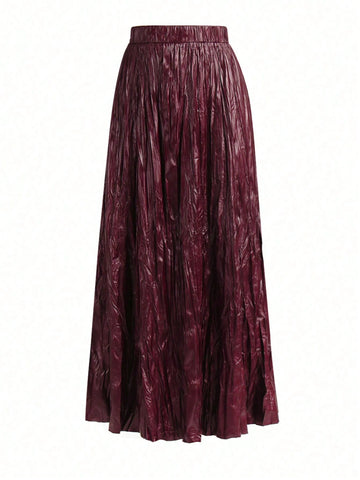 Women'S Solid Color Fashionable Mini Skirt